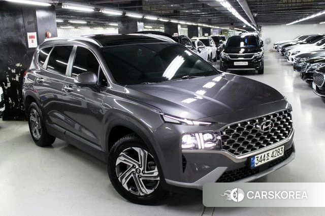 Hyundai The New Santa Fe 2022 Серый из Кореи