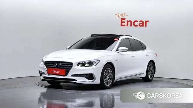 Hyundai Grandeur IG Hybrid 2019 Белый из Кореи