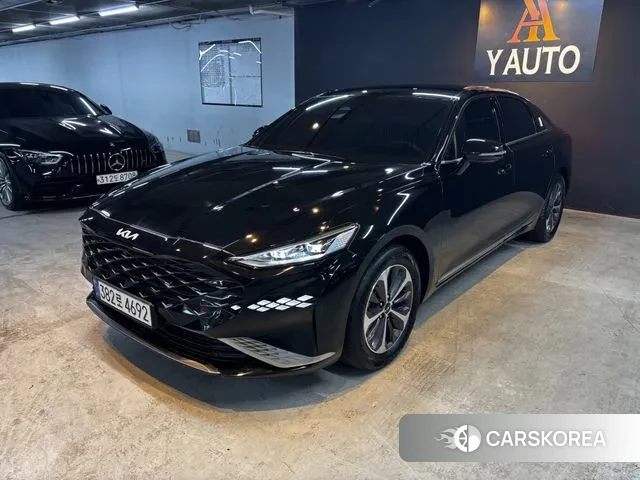 Kia K8 Hybrid 2021 Черный из Кореи
