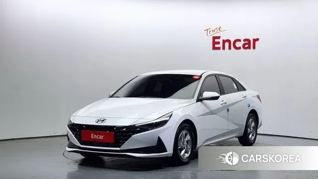 Hyundai Avante (CN7) 2021 Белый из Кореи