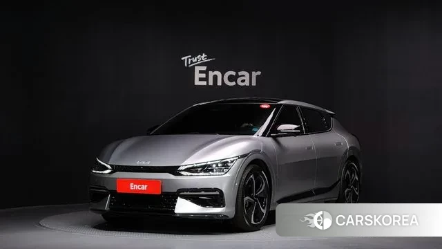 Kia EV6 2023 Серебристо-серый из Кореи