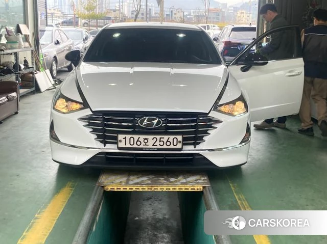 Hyundai Sonata (DN8) 2021 Белый из Кореи