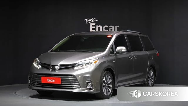 Toyota Sienna 2019 Серый из Кореи