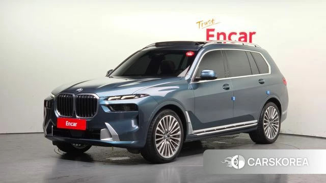 BMW X7 (G07) 2023 Синий из Кореи