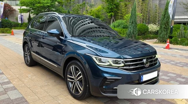 Volkswagen Tiguan second Generation 2023 Синий из Кореи