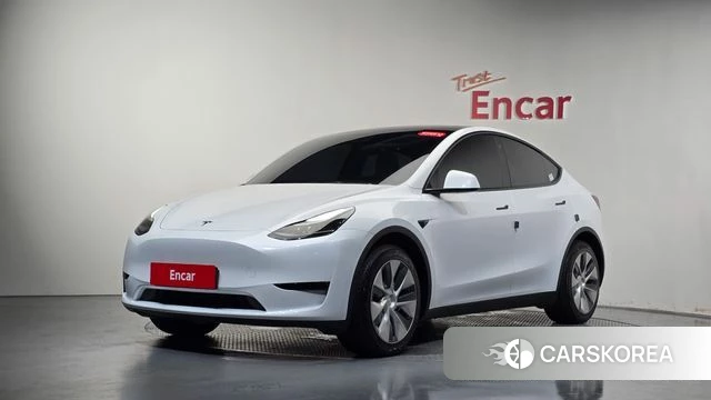Tesla Model Y 2023 Белый из Кореи