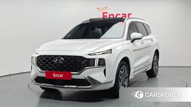 Hyundai The New Santa Fe 2022 Белый из Кореи