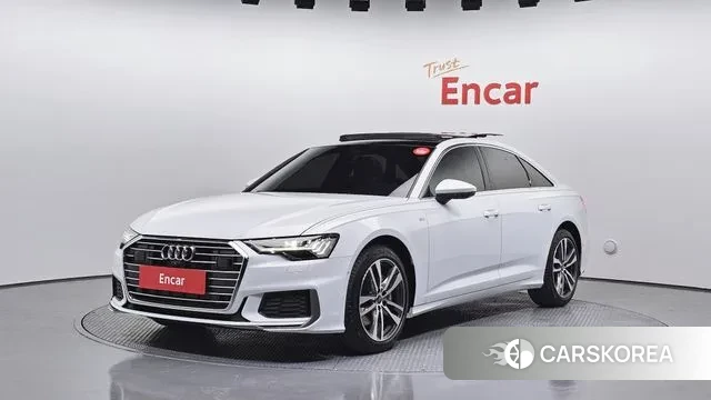 Audi A6 (C8) 2023 Белый из Кореи