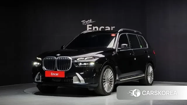 BMW X7 (G07) 2022 Черный из Кореи