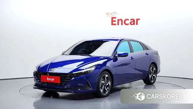 Hyundai Avante (CN7) 2020 Синий из Кореи