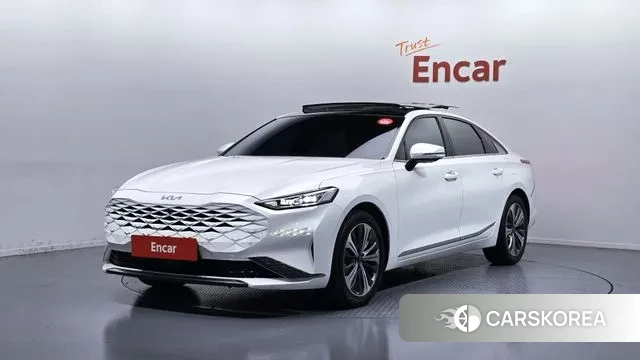 Kia K8 Hybrid 2021 Белый из Кореи