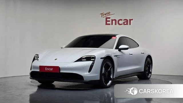 Porsche Taycan 2022 Белый из Кореи