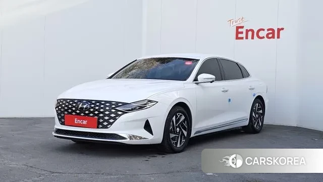 Hyundai The New Grandeur IG Hybrid 2021 Белый из Кореи