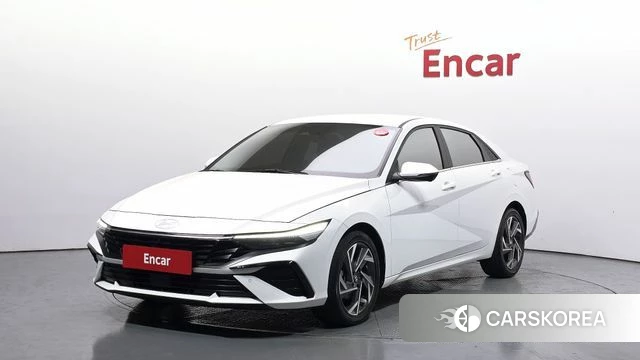 Hyundai The New Avante (CN7) 2023 Белый из Кореи