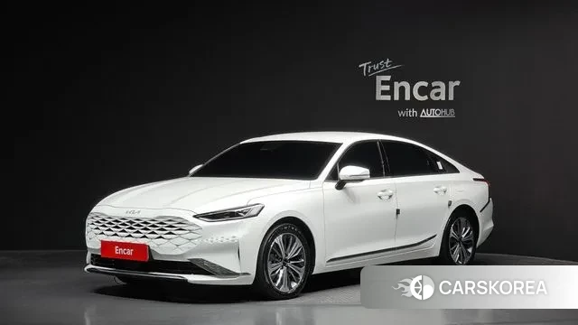 Kia K8 Hybrid 2023 Белый из Кореи
