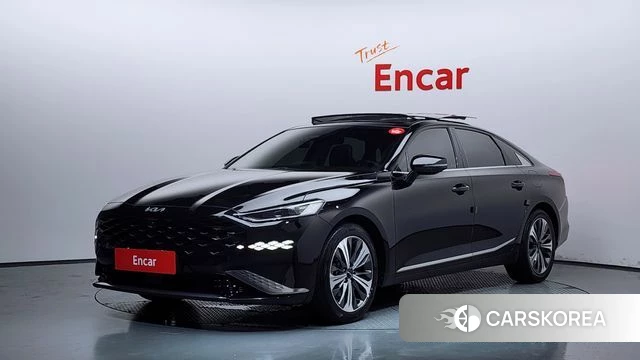 Kia K8 Hybrid 2022 Черный из Кореи