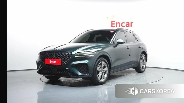 Genesis GV70 2021 Темно-зеленый из Кореи
