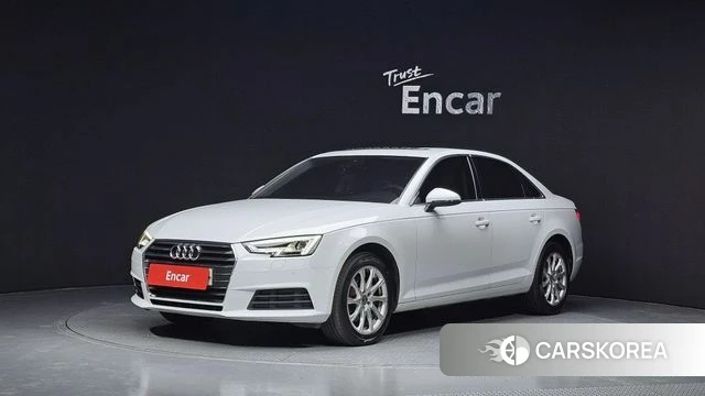 Audi A4 (B9) 2018 Белый из Кореи