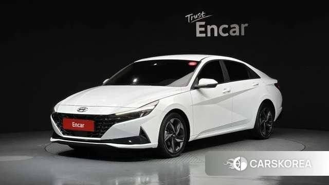 Hyundai Avante (CN7) 2020 Белый из Кореи