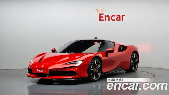 Ferrari SF90 Stradale 2023 Красный из Кореи