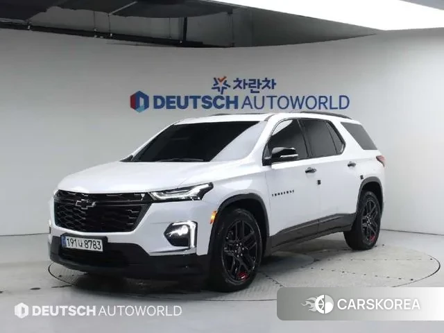 Chevrolet (GM Daewoo) Traverse 2023 Белый из Кореи