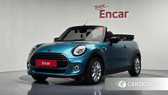 Mini Cooper Convertible 2020 Небесно-голубой из Кореи