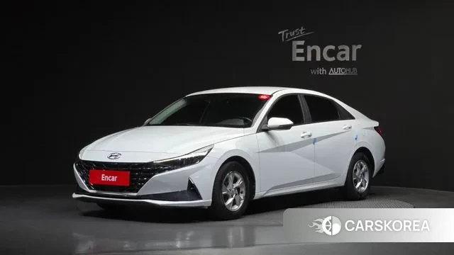 Hyundai Avante (CN7) 2021 Белый из Кореи