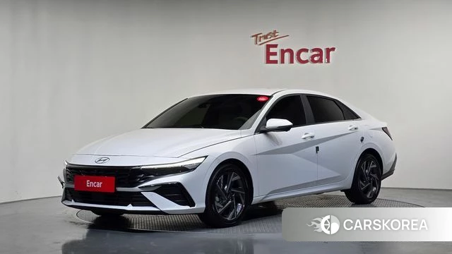 Hyundai The New Avante (CN7) 2023 Белый из Кореи