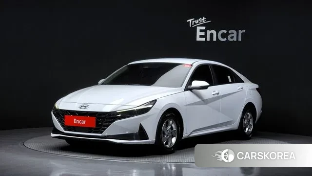 Hyundai Avante (CN7) 2021 Белый из Кореи