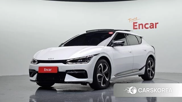 Kia EV6 2023 Белый из Кореи