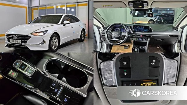 Hyundai Sonata (DN8) 2019 Белый из Кореи