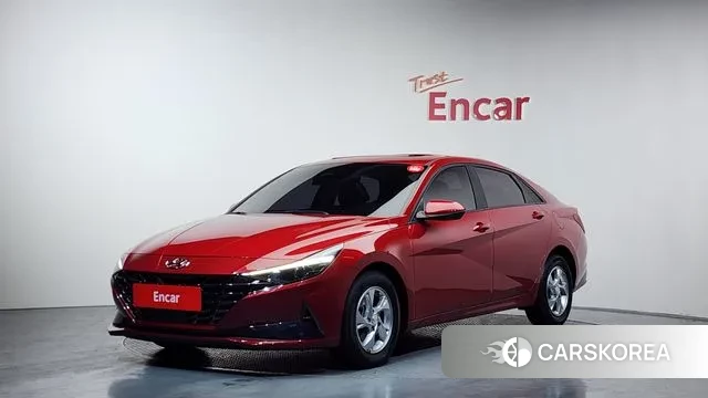 Hyundai Avante (CN7) 2020 Красный из Кореи