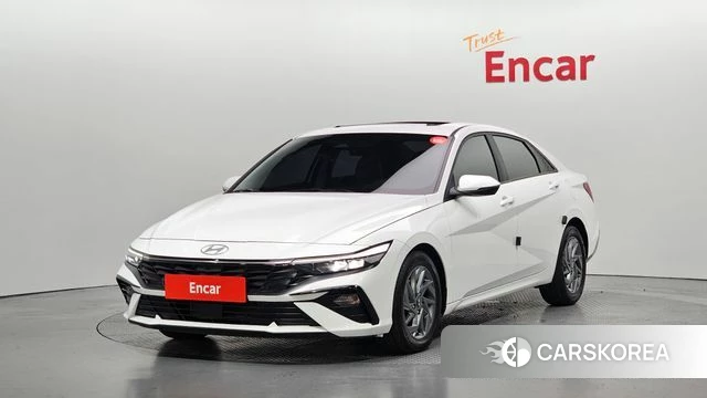 Hyundai The New Avante (CN7) 2023 Белый из Кореи