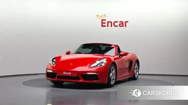 Porsche 718 Boxster 2020 Красный из Кореи