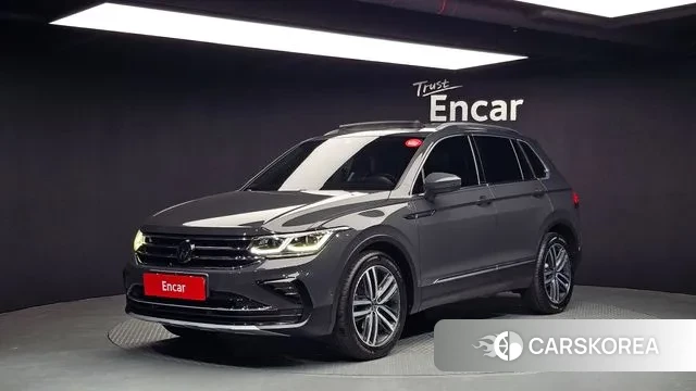 Volkswagen Tiguan second Generation 2021 Серый из Кореи