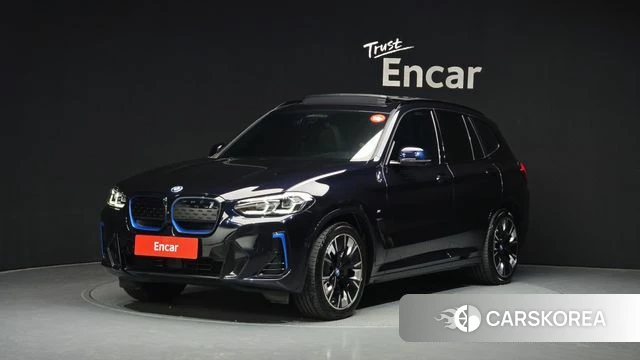 BMW iX3 2022 Черный из Кореи