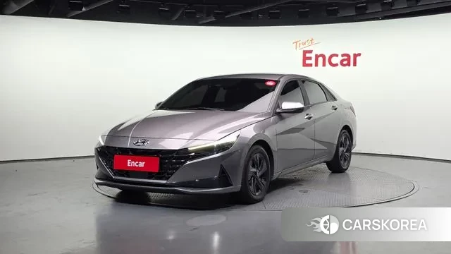 Hyundai Avante Hybrid (CN7) 2021 Серебристо-серый из Кореи