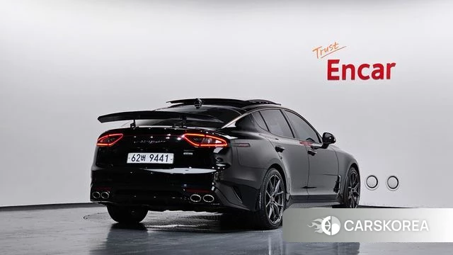 Kia Stinger 2018 Черный из Кореи