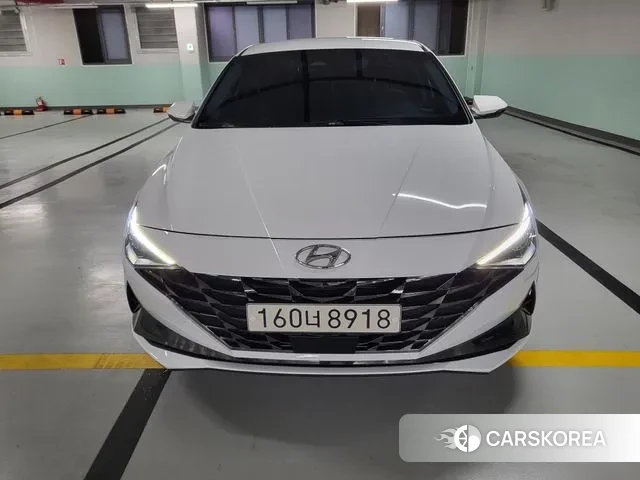 Hyundai Avante (CN7) 2020 Белый из Кореи
