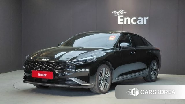Kia K8 Hybrid 2023 Черный из Кореи