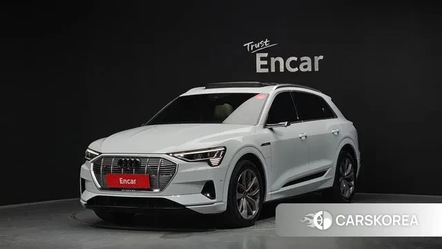 Audi e-Tron 2023 Белый из Кореи