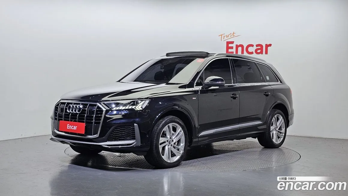Audi Q7 (4M) 2020 Черный из Кореи