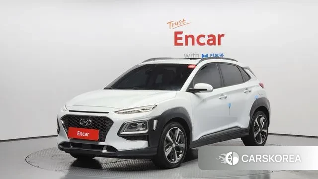Hyundai Kona 2018 Белый из Кореи