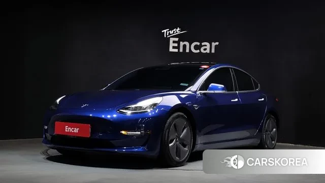 Tesla Model 3 2020 Синий из Кореи