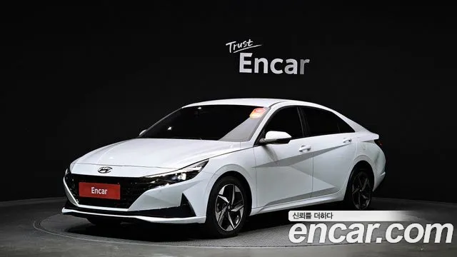 Hyundai Avante (CN7) 2020 Белый из Кореи