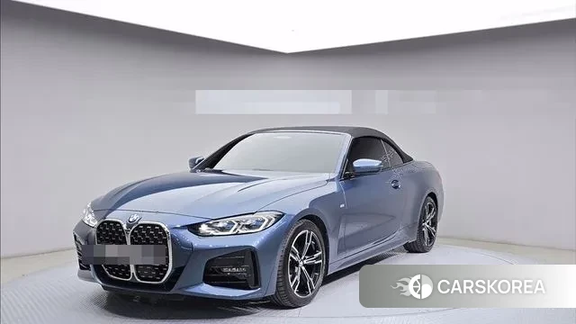 BMW 4 Series (G22) 2022 Синий из Кореи