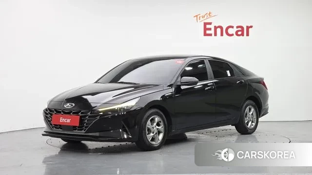 Hyundai Avante (CN7) 2021 Черный из Кореи