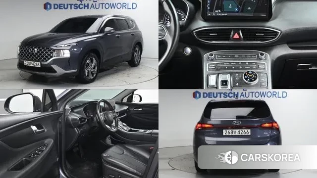 Hyundai The New Santa Fe 2021 Серый из Кореи