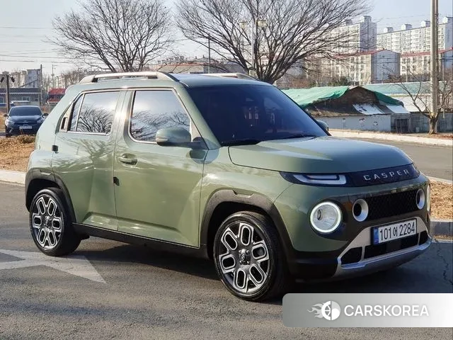 Hyundai Casper 2022 Темно-зеленый из Кореи