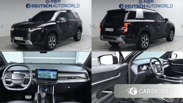 Ssangyong Torres 2023 Черный из Кореи